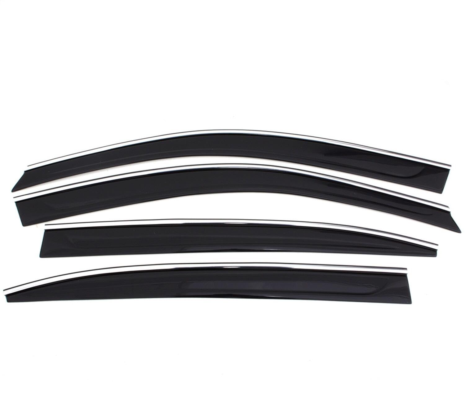 Low Profile Auto Ventshade [AVS] Ventvisor / Window Deflectors | Fits 2020 - 2024 Buick Encore GX, 4 pcs. | Smoke w/Chrm Trim - 794030