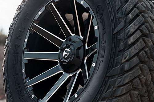 Contra FUEL D615 Black Wheel with Painted (20 x 10. inches /5 x 139 mm, -18 mm Offset)