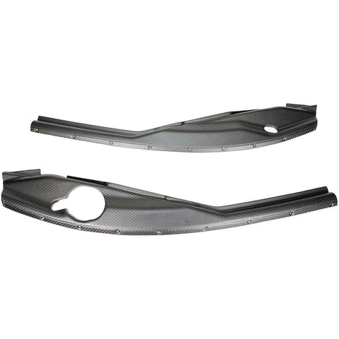 Infiniti Q50 Red Alpha AMS Performance Matte Carbon Fender Trim Set