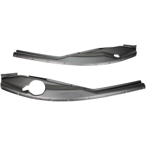 Infiniti Q50 Red Alpha AMS Performance Matte Carbon Fender Trim Set