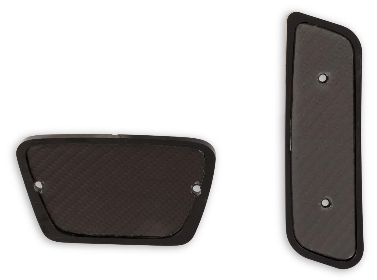 Muscle Cars Drake CA-180005-A Pedal Covers Billet Aluminum Automatic