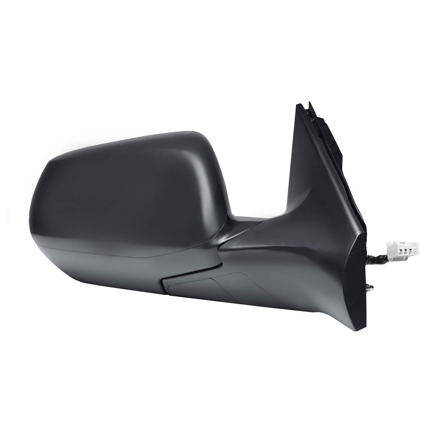 Side Passenger Mirror for HONDA CR-V LX, (US built, textured black, foldaway), w/o heater, w/o turn signal, w/o BSDS, w/o camera, Power