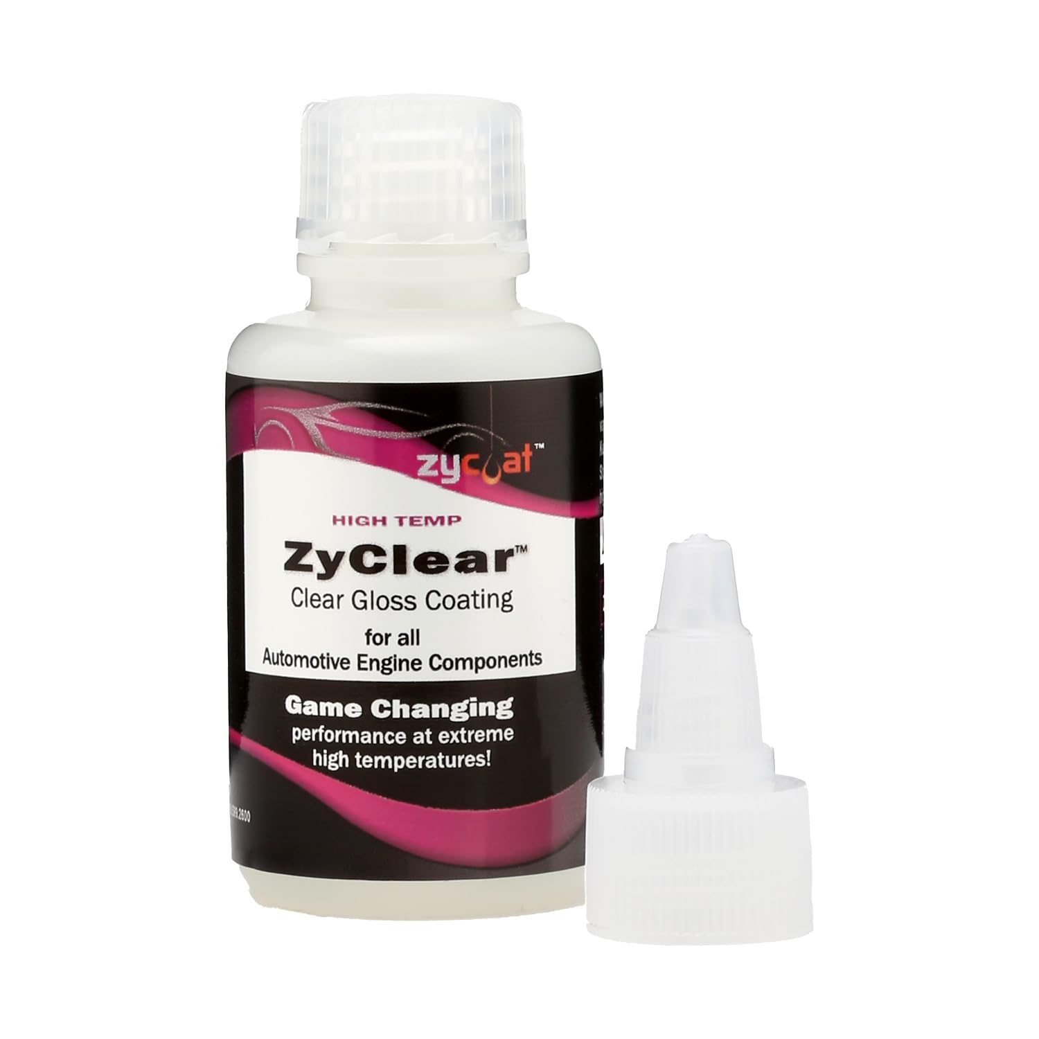 ZyClear ZyCoat 15002 High Temperature Heat Dissipating Clear Coat - High Gloss, 2 Ounce