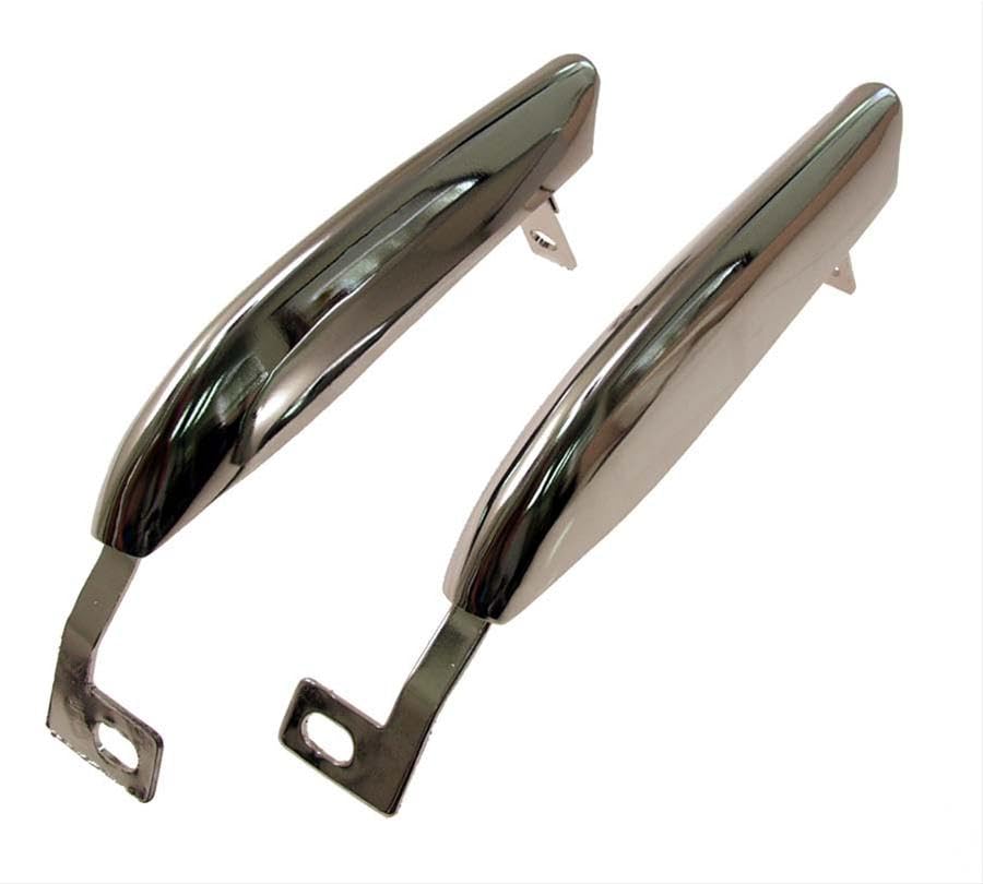 C7ZZ-17996-7-B Scott Drake Front Bumper Guards Without Trim Holes