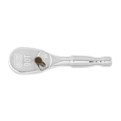 3/8" Drive GEARWRENCH 90 Tooth Stubby Teardrop Ratchet 4-3/4" - 81209T, Multi, One Size