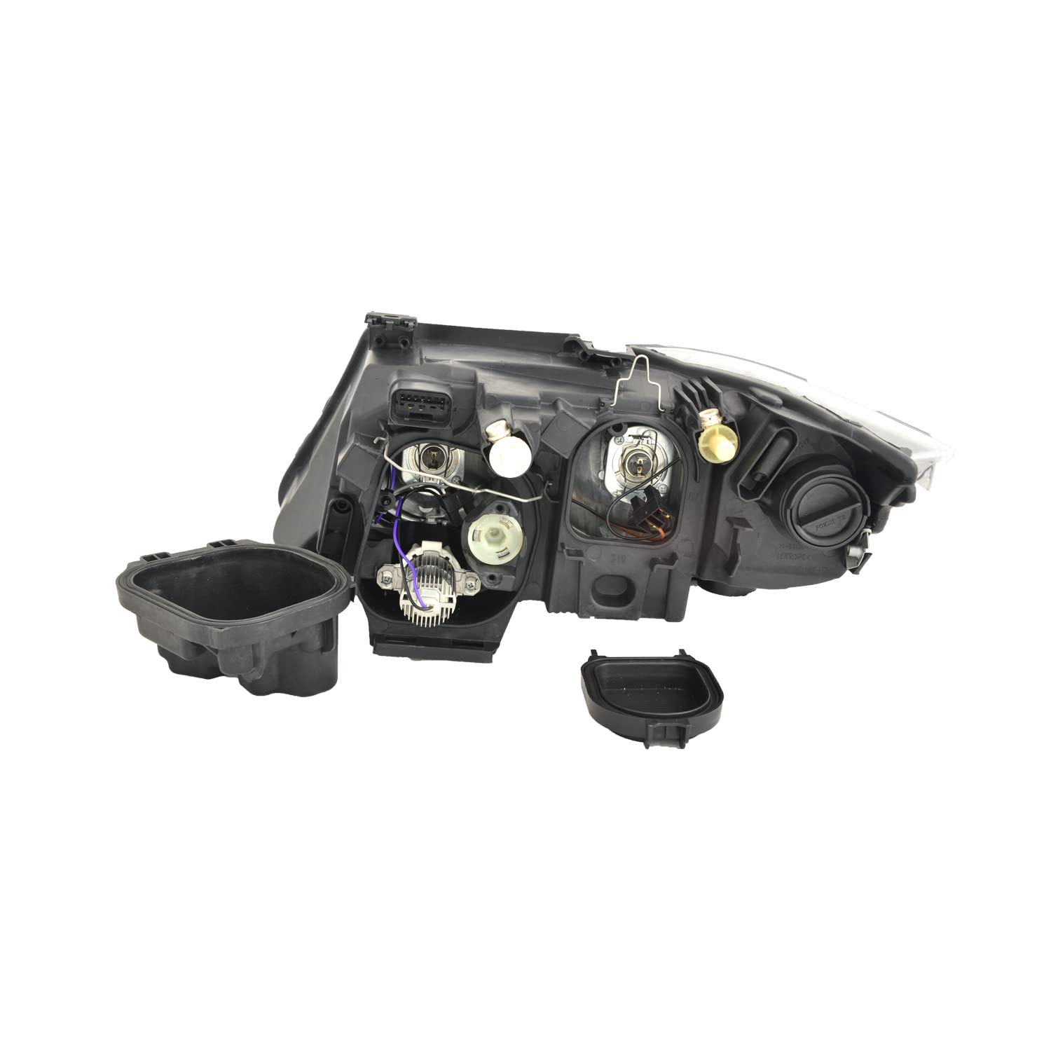 Right TYC Headlight Assembly Compatible with 2009-2011 BMW 3 Series