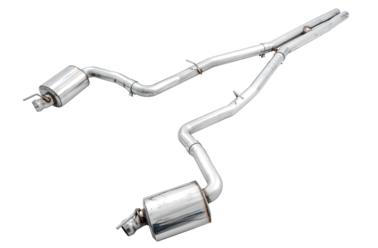 Dodge Challenger AWE Tuning 2015+ 6.4L/6.2L Non-Resonated Touring Edition Exhaust - Use Stock Tips