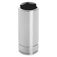 W38419 Performance Tool 6-Point Socket, 3/8-Inch Drive, 19mm