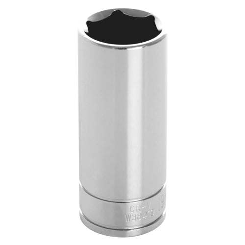 W38419 Performance Tool 6-Point Socket, 3/8-Inch Drive, 19mm