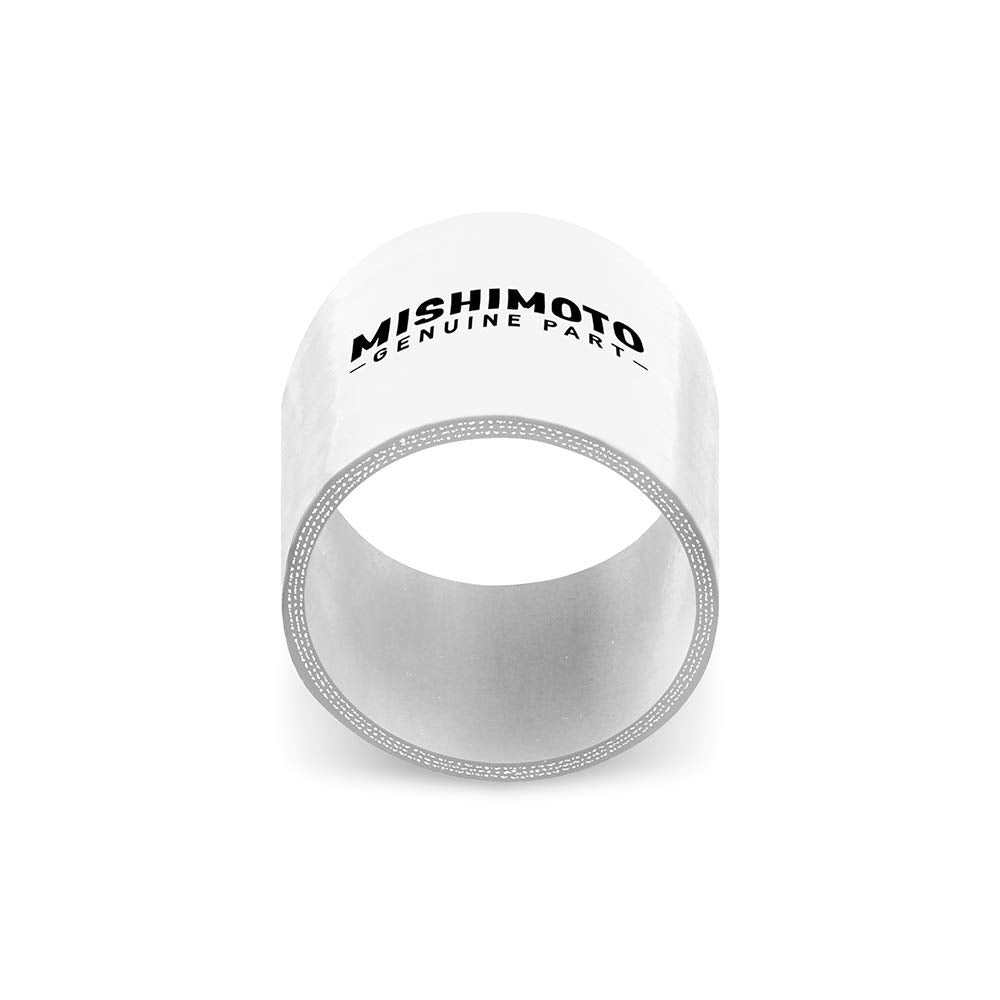2.5" Mishimoto Straight Coupler, White