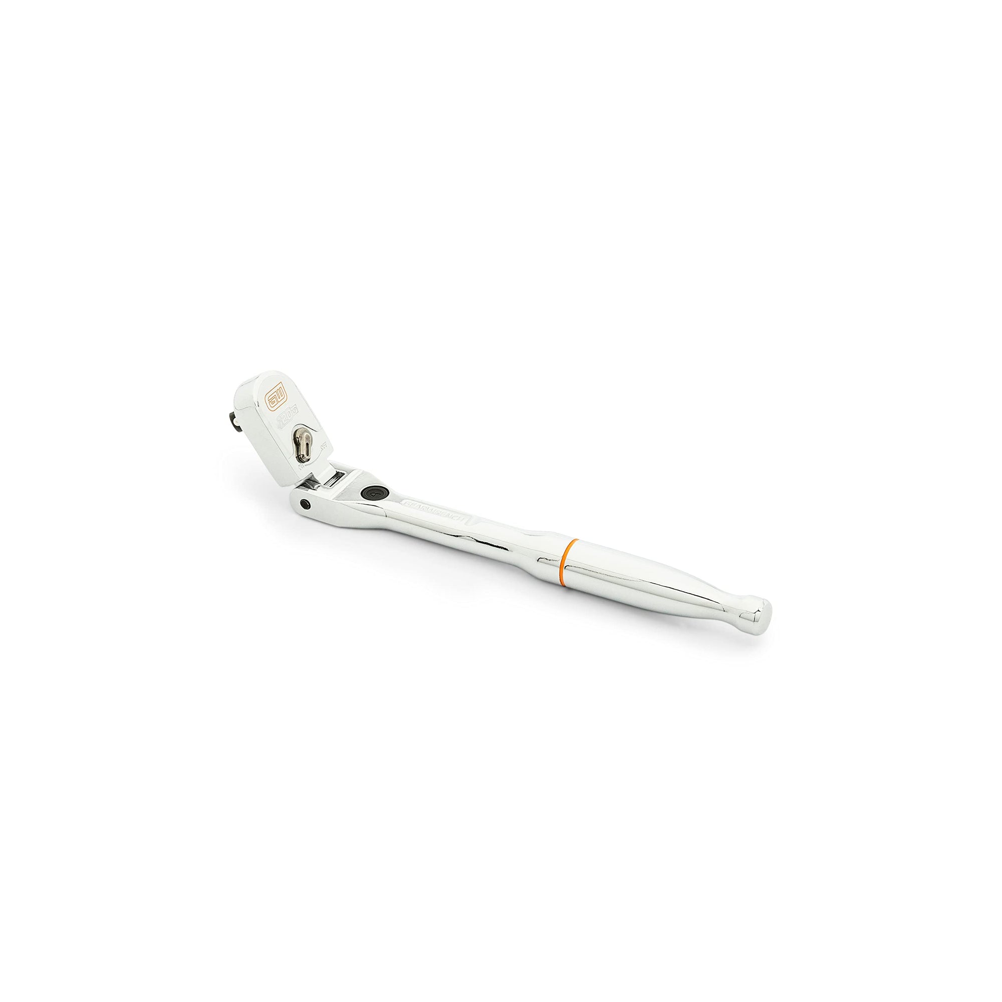 120XP GEARWRENCH 1/4" Drive Locking Flex Head Ratchet with Full Polish Grip - 81054