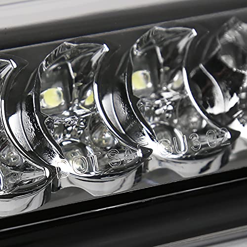 Chrome LED SPEC-D TUNING 3rd Brake Light Compatible with 2002-2008 Dodge Ram 1500/2500/3500
