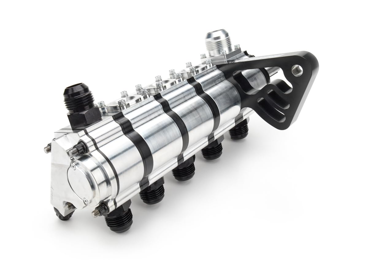 Moroso T3 22345 Dry Sump Oil Pump, 5 Stage, Left Side Door Car Mount, 1.2" Pressure Section