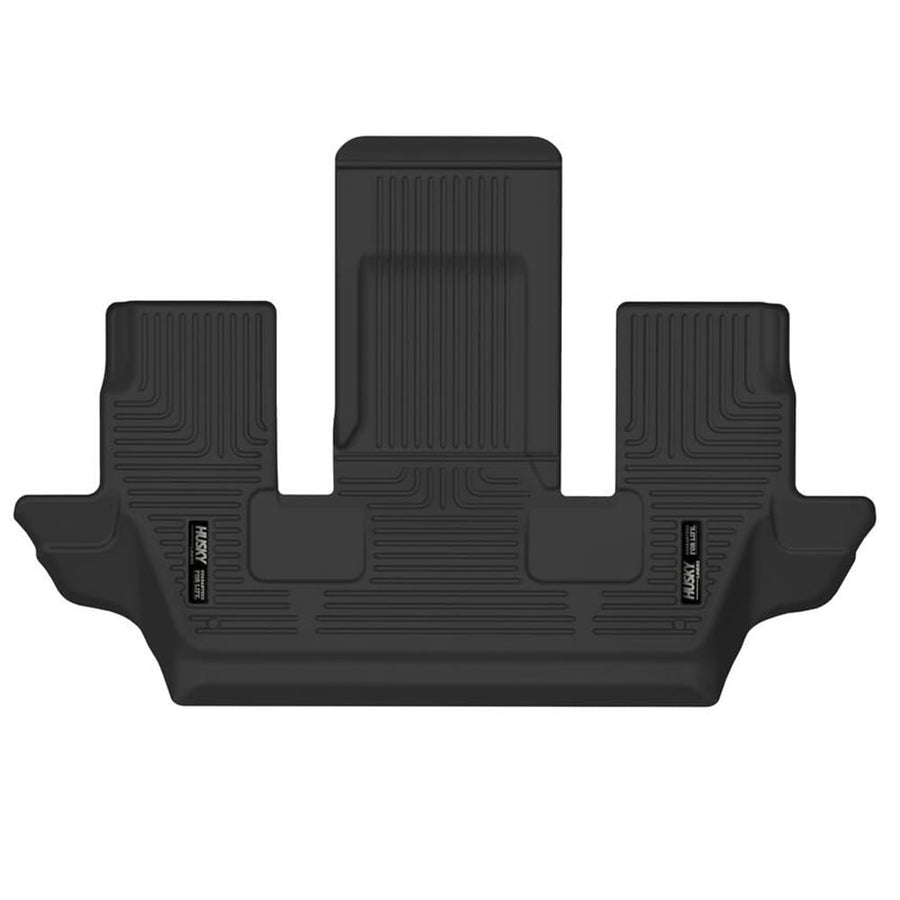 Weatherbeater Husky Liners Floor Mats | Fits 2021-2025 Jeep Grand Cherokee L w/2nd Row Bucket Seats | 3rd Row, 1-pc Black - 14191