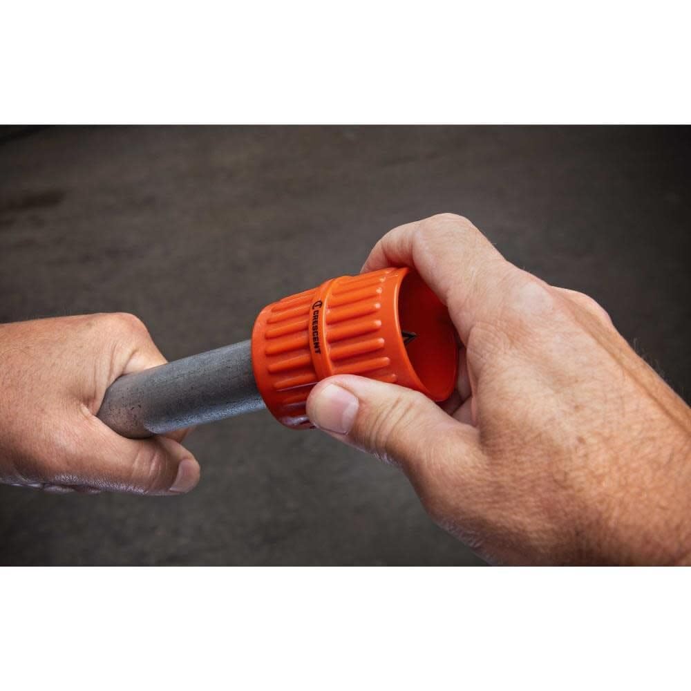 Crescent Pipe Reamer Inner/Outer - Effortless Cleanup for Connecting Pipes - Dual Design Plumbing Tool - CTPIPEREAM