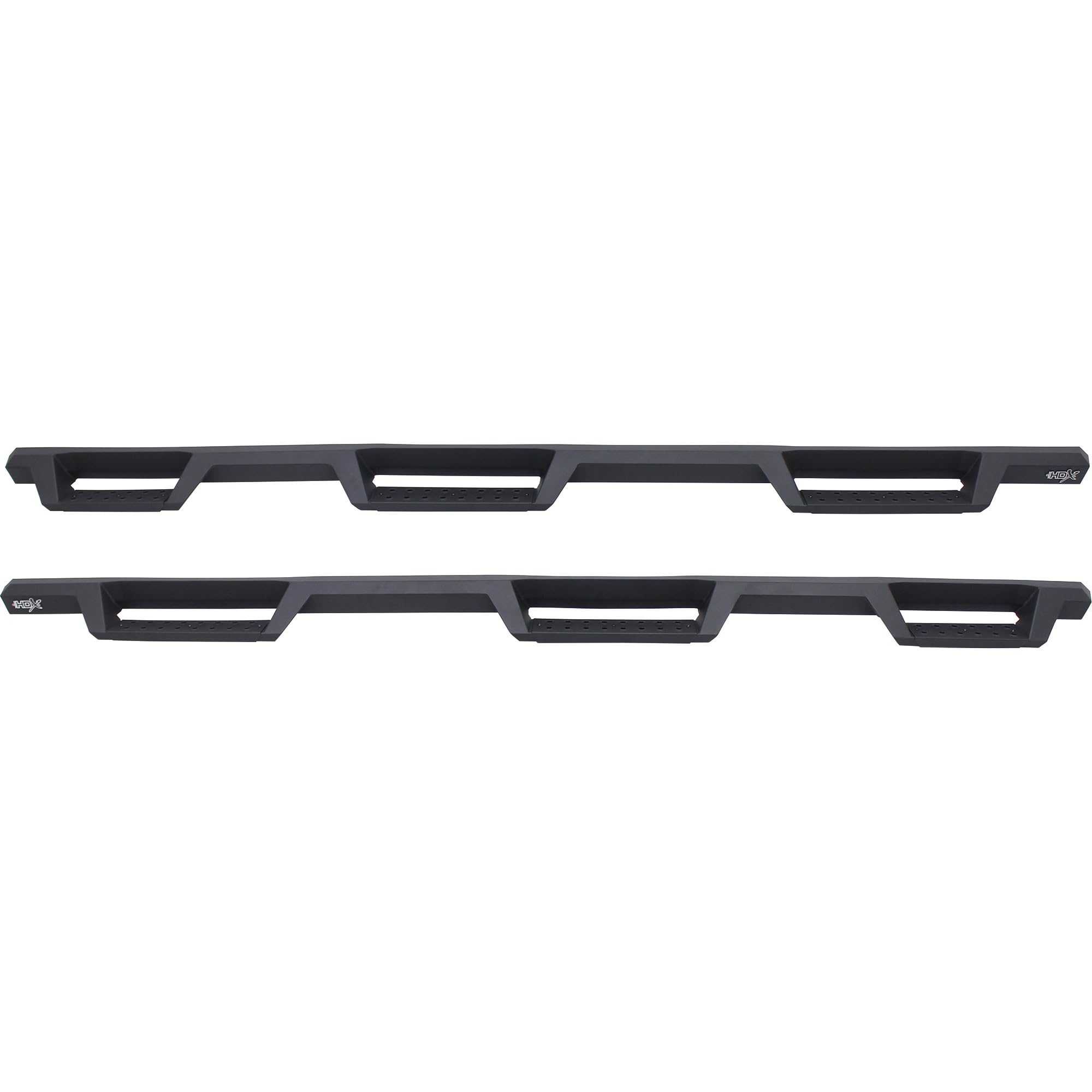 Westin HDX 56-534575 Drop Wheel to Wheel Nerf Bars fits 2007-2019 Silverado Sierra 1500 2500 3500 Crew Cab 6'5" Bed & Dually 8' Bed (Exc Classic) Textured Black Pair