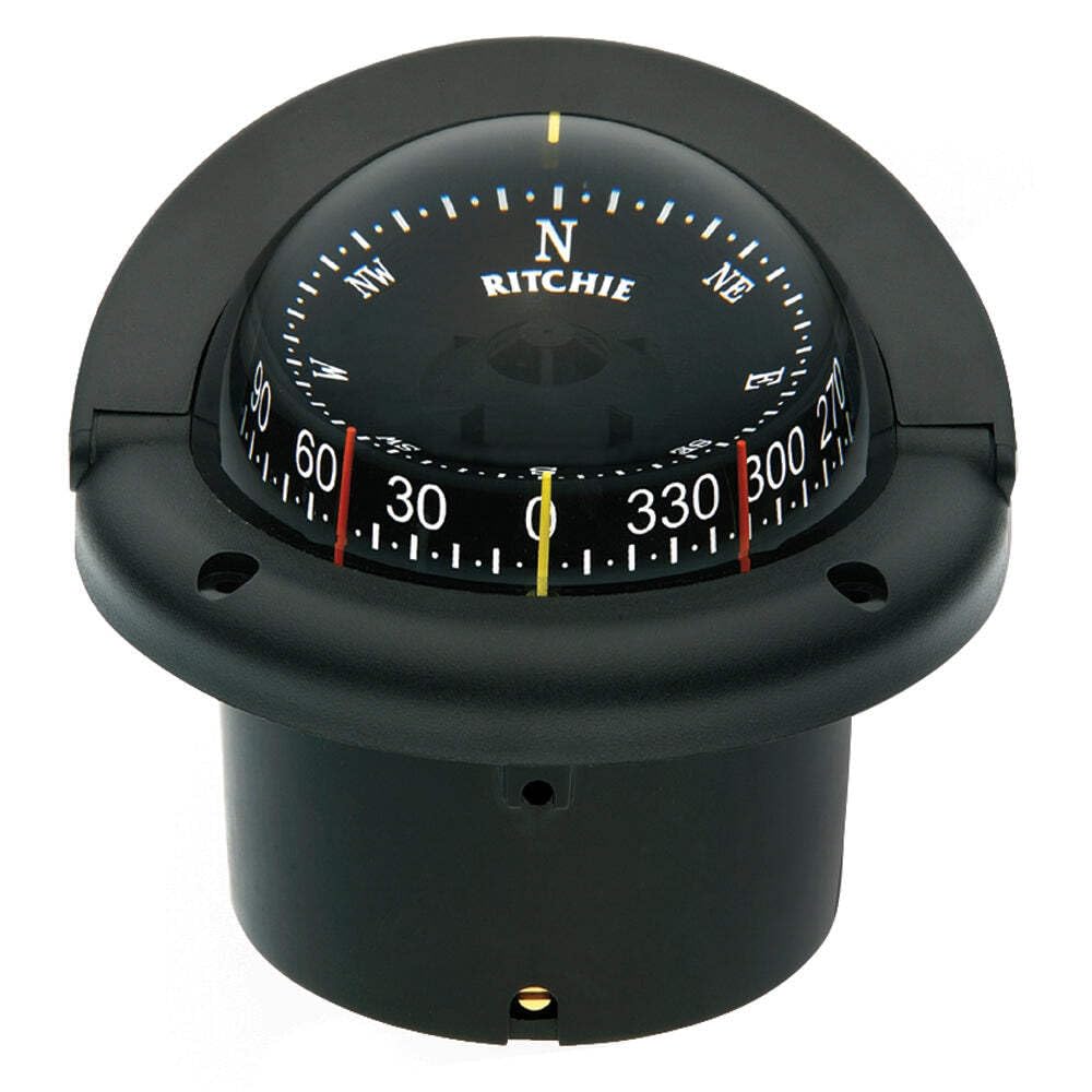 Flush Mount Compass, 3.75 Combi, Black