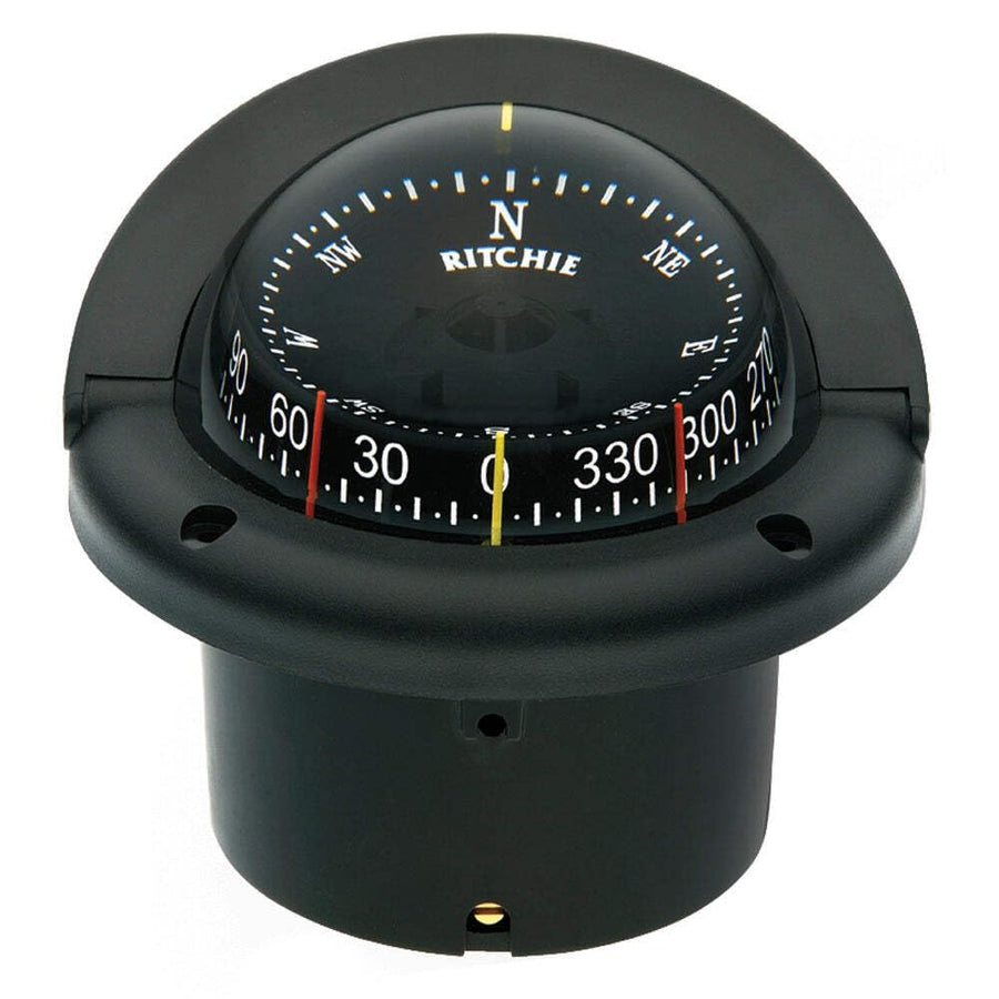 Flush Mount Compass, 3.75 Combi, Black