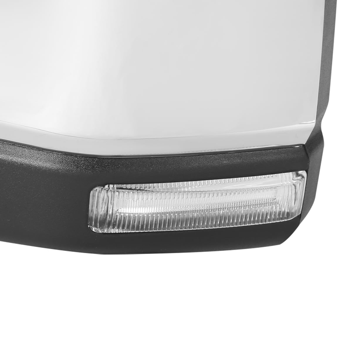 Chrome Spec-D Tuning Power + Heated + LED Turn Signal Left Driver Side Mirror Compatible with 2015-2020 Ford F150 F-150