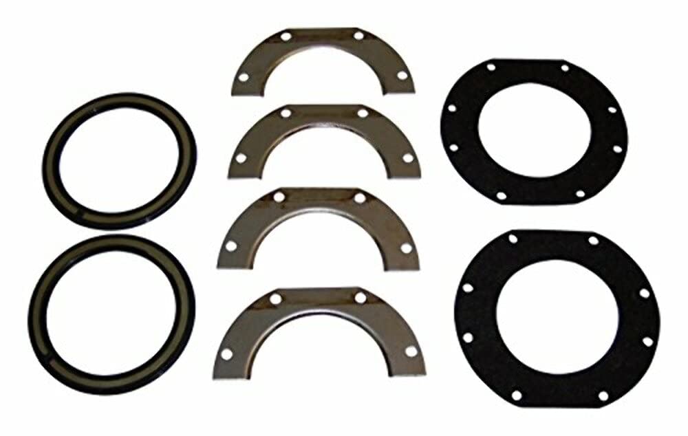 Steering Seal Kit Crown Automotive J0908226, Black, Silver
