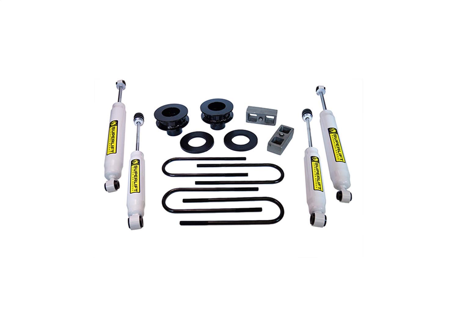 SUPERLIFT SUSPENSION RealTruck 2" Lift Kit for Ford F-250/F-350 | Complete Lift Kit with Front & Rear Shadow Series Shocks | K1006 | Fits 2005-2010 Ford F-250 / F-350