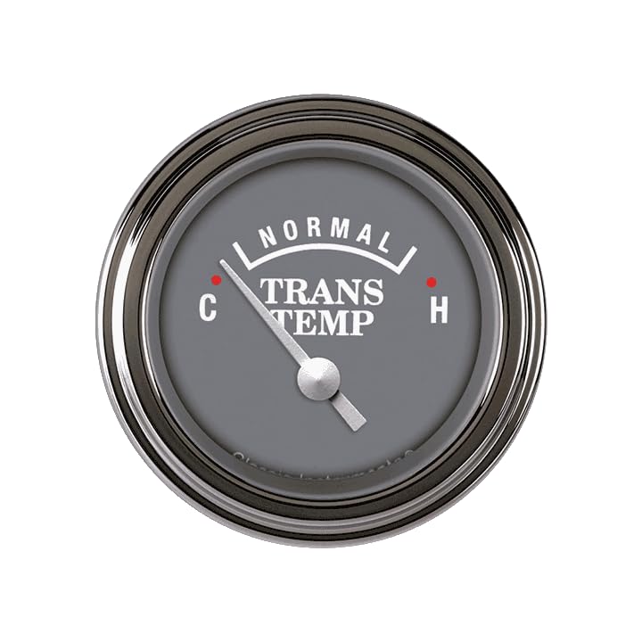 Silver Gray Classic Instruments SG27SLF 2-1/8" Transmission Temp