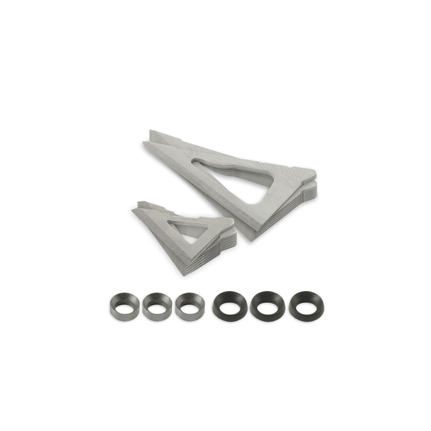 Stainless Steel TruGlo .031 in. Replacement Blade Set (3 Pack) for Titanium X 4 Blade Fixed Broadhead