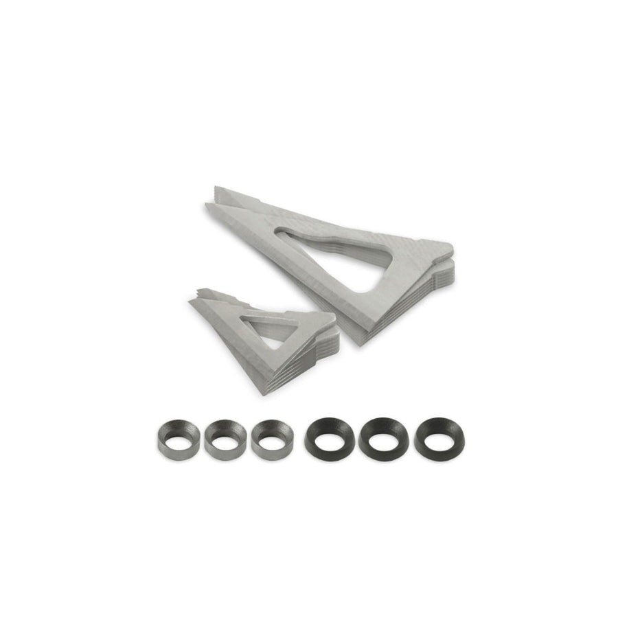 Stainless Steel TruGlo .031 in. Replacement Blade Set (3 Pack) for Titanium X 4 Blade Fixed Broadhead