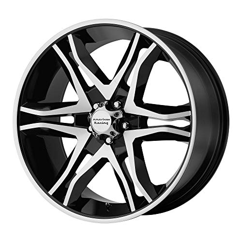 AR893 MAINLINE American Racing 17X8 6X135 5.48 25mm GLOSS BLACK MACHINED - AR89378063325