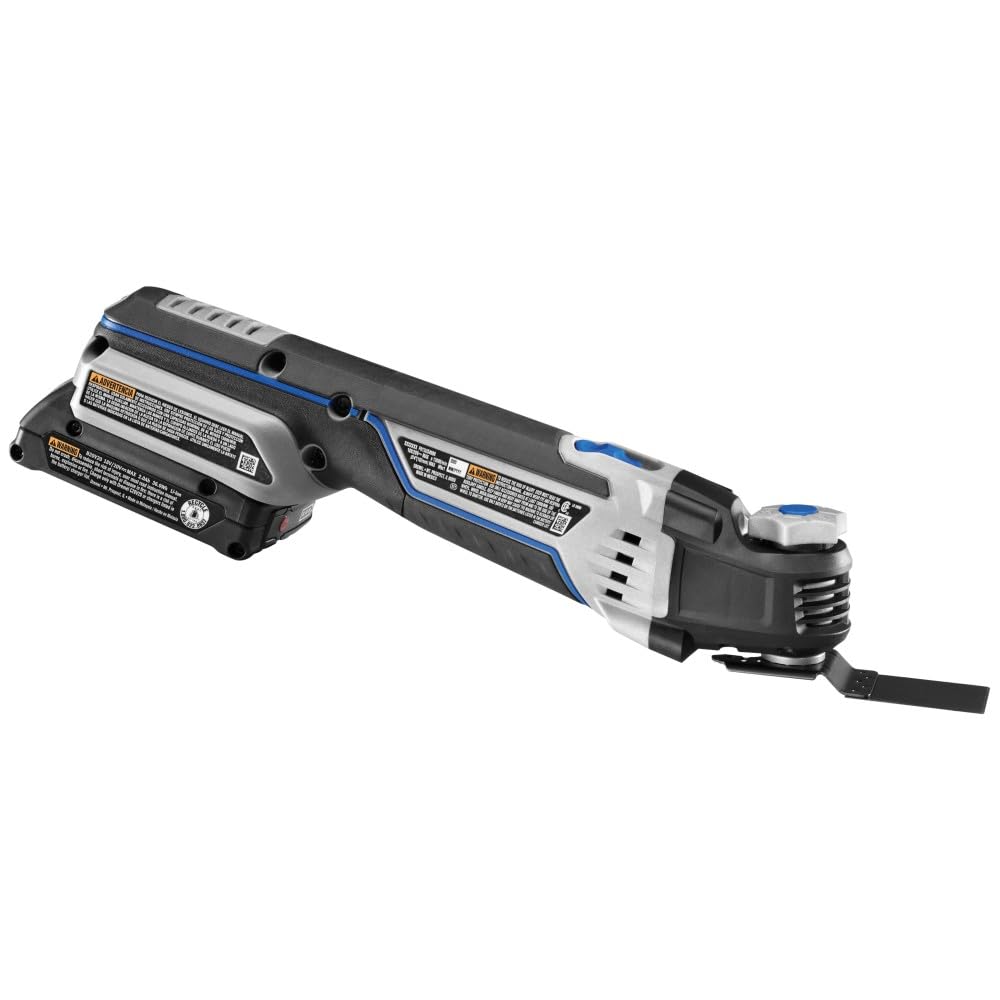 Dremel Cordless MM20V-02 20v Max Lithium-Ion Multi-Tool Kit with Three Accessories, Two Batteries, One Charger, Dust Adapter and Storage Bag
