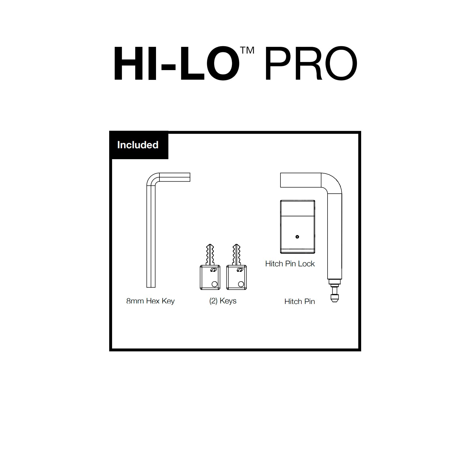 Hi-Lo Pro KUAT Hitch Extension | Durable Car Vehicle Hitch Bike Hauling Rack 7" & 10" Extension with 2 1/8" Vertical Drop & Rise Functionality, Compatible with 2" Receivers, 250lb Max Carry Weight