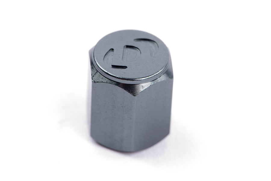 Dinan Valve Stem Caps D757-0008 Gunmetal Set of 4