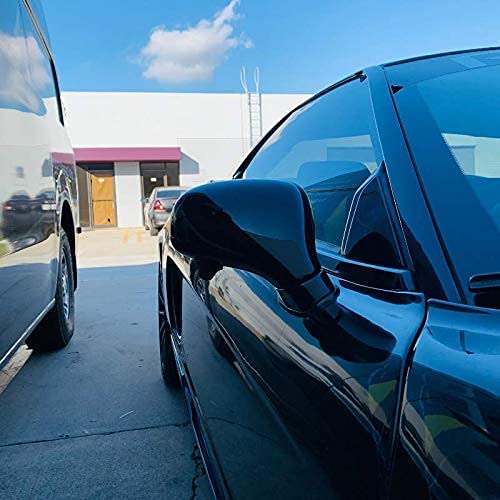 CM-Side RYDEEN Side View Rubber Mount Camera, Mount Under Side View Mirrors for Blind Spots, Flexible Housing, CMOS NightVision, Turn Signal Trigger w/Capacitor, for Cars, Trucks, SUVs (Black)