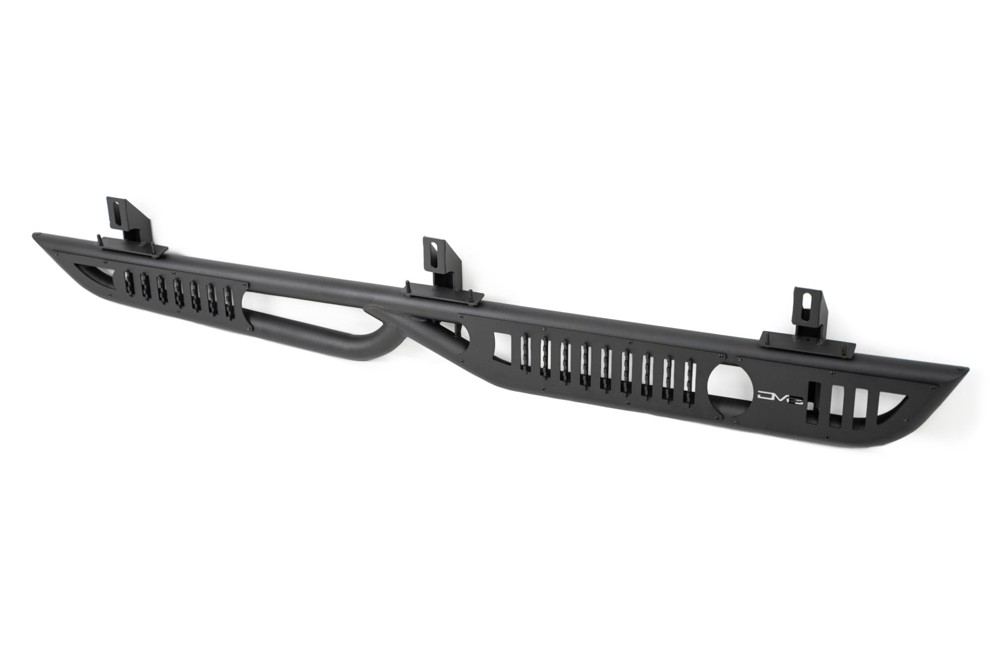 OE Plus DV8 Offroad 4-Door Side Steps for The 2018-2025 Jeep Wrangler JL | Anti-Slip Step Plates Provide Excellent Grip | Protects Against Light Debris | Mounts to Body/Pinch Weld