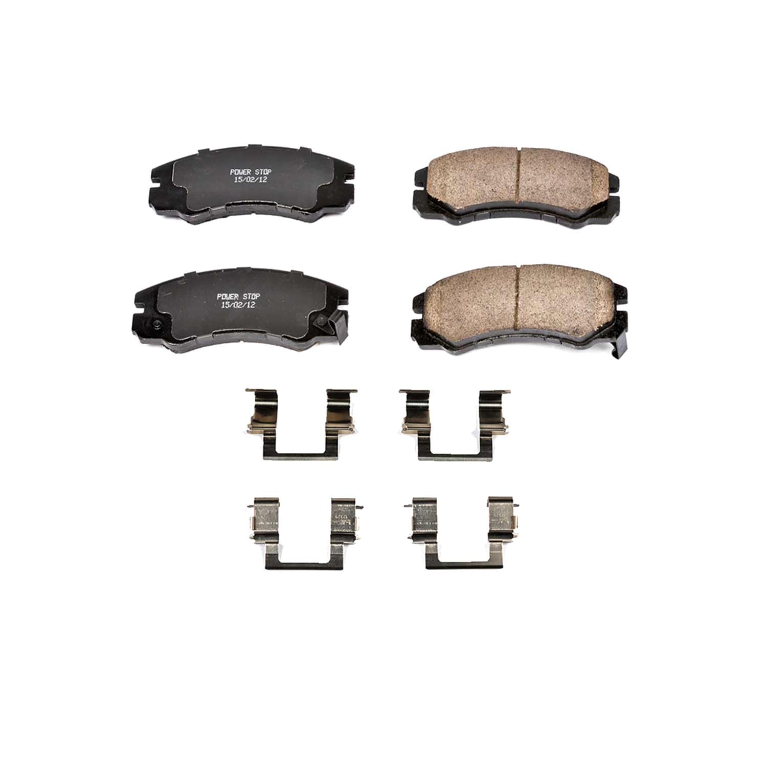 Power Stop Front Brake Kit For Acura SLX 1996-99 |Honda Passport 1994-01 |Isuzu Amigo 1993-94 |Amigo 1998-00 |Rodeo 1992-01 - Brake Pads Ceramic With Installation Hardware, 17-579