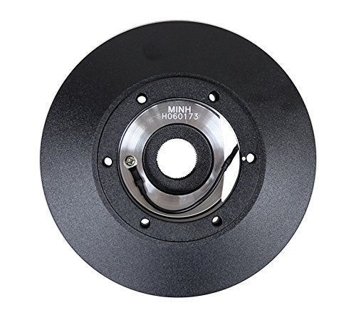 NRG Innovations Steering Wheel NRG-SRK-MINH Quick Release Short Hub Adapter 6 X 70mm Bolt Pattern, Retain Horn & Turn Signals, Black Body, Comes with Resistors, Compatible With 06-13 Mini Cooper Gen 2