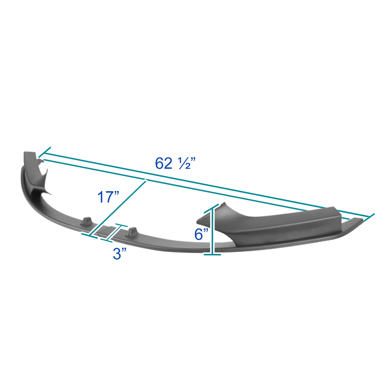 Front Bumper Lip Spec-D Tuning Compatible with BMW F22 F23 2-Series M Sport 2014-2021
