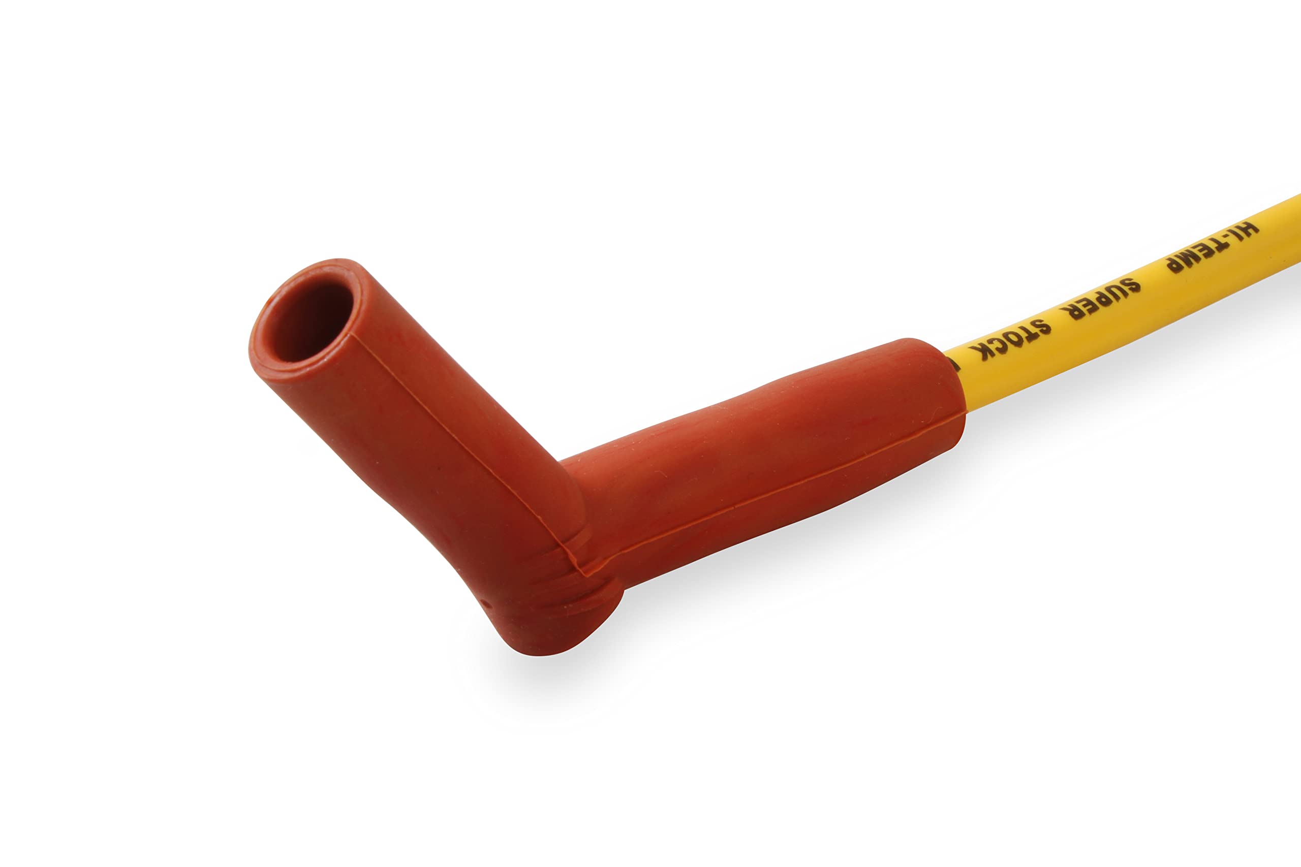 Super Stock ACCEL 4056 Spark Plug Wire Set - 8mm - Custom with Graphite Core - Yellow with HEI Stock Style Boots