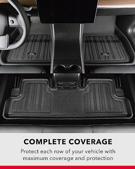 3D MAXpider Elitect Custom Fit Floor Mat (Black) Compatible with Toyota Rav4 Gasoline 2019-2024 - Full Set