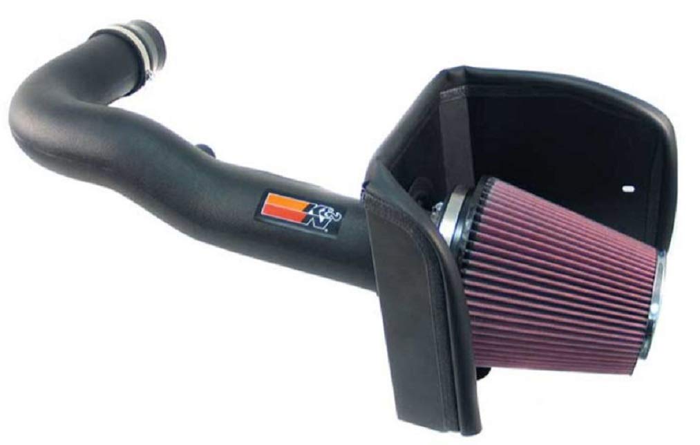 Cold Air Intake System K&N: High-Flow Air Filter, Increase Performance & Towing: Compatible with 2006 Ford: F150, 57-2569