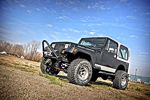 4" Lift Kit Rough Country for 87-95 Jeep Wrangler YJ | Power Steering - 620N2