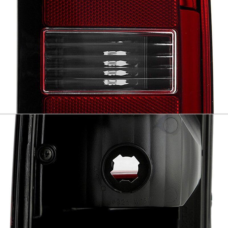 Chevy Colorado Spyder (POE) Halogen Tail Lights - Signal-7443(Not Included) ; Reverse-921(Not Included) ; Brake-7443(Not Included) - OE Set Smoke