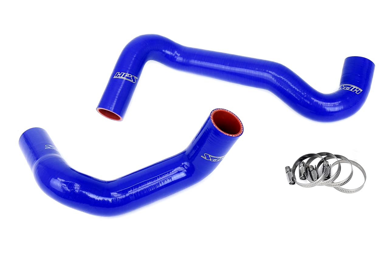 3-ply HPS Blue Reinforced Silicone Radiator Coolant Hose Kit 57-1991-BLUE