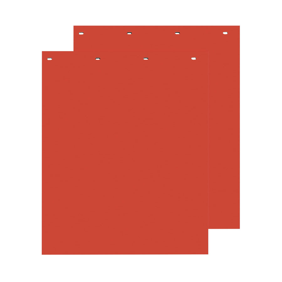 RC30PPR Buyers Products, 2 Pack, Super Durable Red Polymer Mudflaps 24x30 Inch, Mud Flaps are NOT Rubber