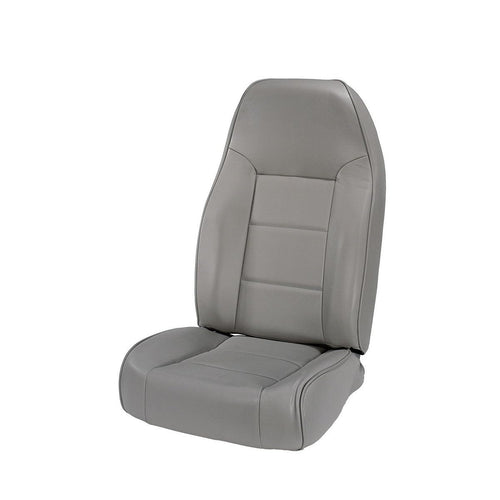 Rugged Ridge | High-Back Seat, Front, No-Recline, Gray | 13401.09 | Fits 1976-2002 Jeep CJ & Wrangler YJ/TJ
