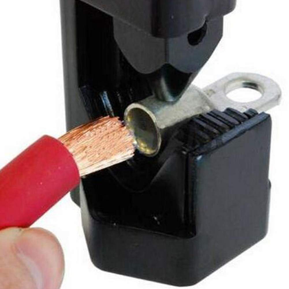 6SHINE Battery Crimping Pliers Compact DIY Wire Terminal Electrician Hammer Stainless Steel onnecter Welding Bone Tool Marine Durable Spring House Auto