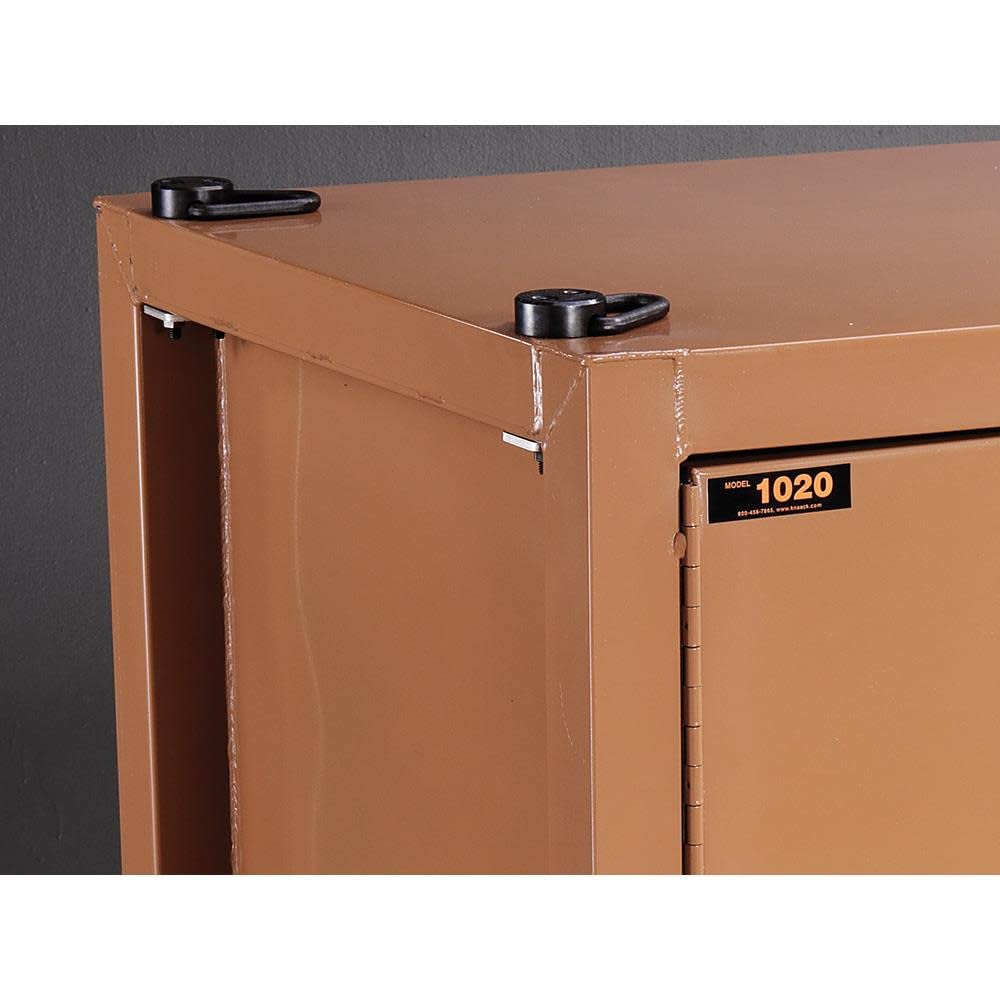 Jobsite Storage Cabinet, Knaack 1020, 66" W x 30" D x 54-1/2" H, Tan