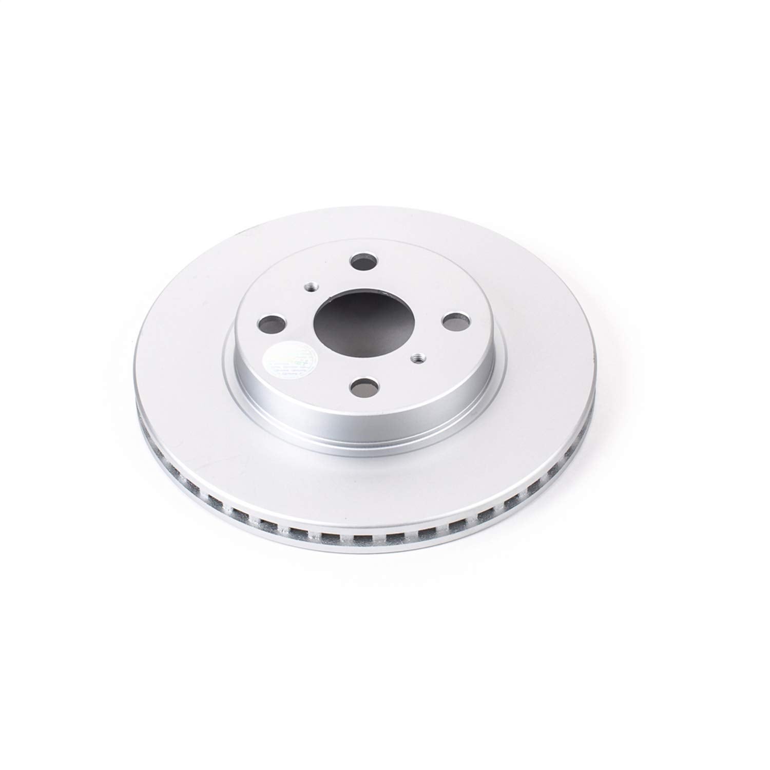 Power Stop Front JBR1388EVC Evolution Geomet Coated Brake Rotor For Scion iQ 2013, Toyota Prius C 2012-2019, Toyota Yaris 2007-2018 [Model Specific]