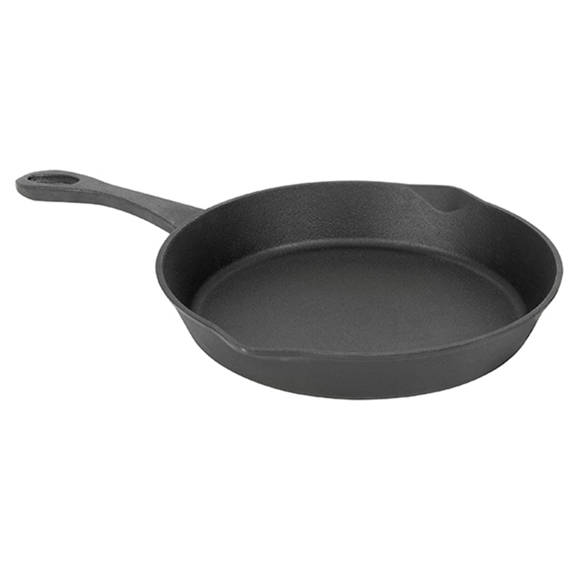 Bayou Classic 7431 Cast Iron 10-in Skillet Features Pour Spouts Perfect For Searing and Braising Pan Frying and Sautéing