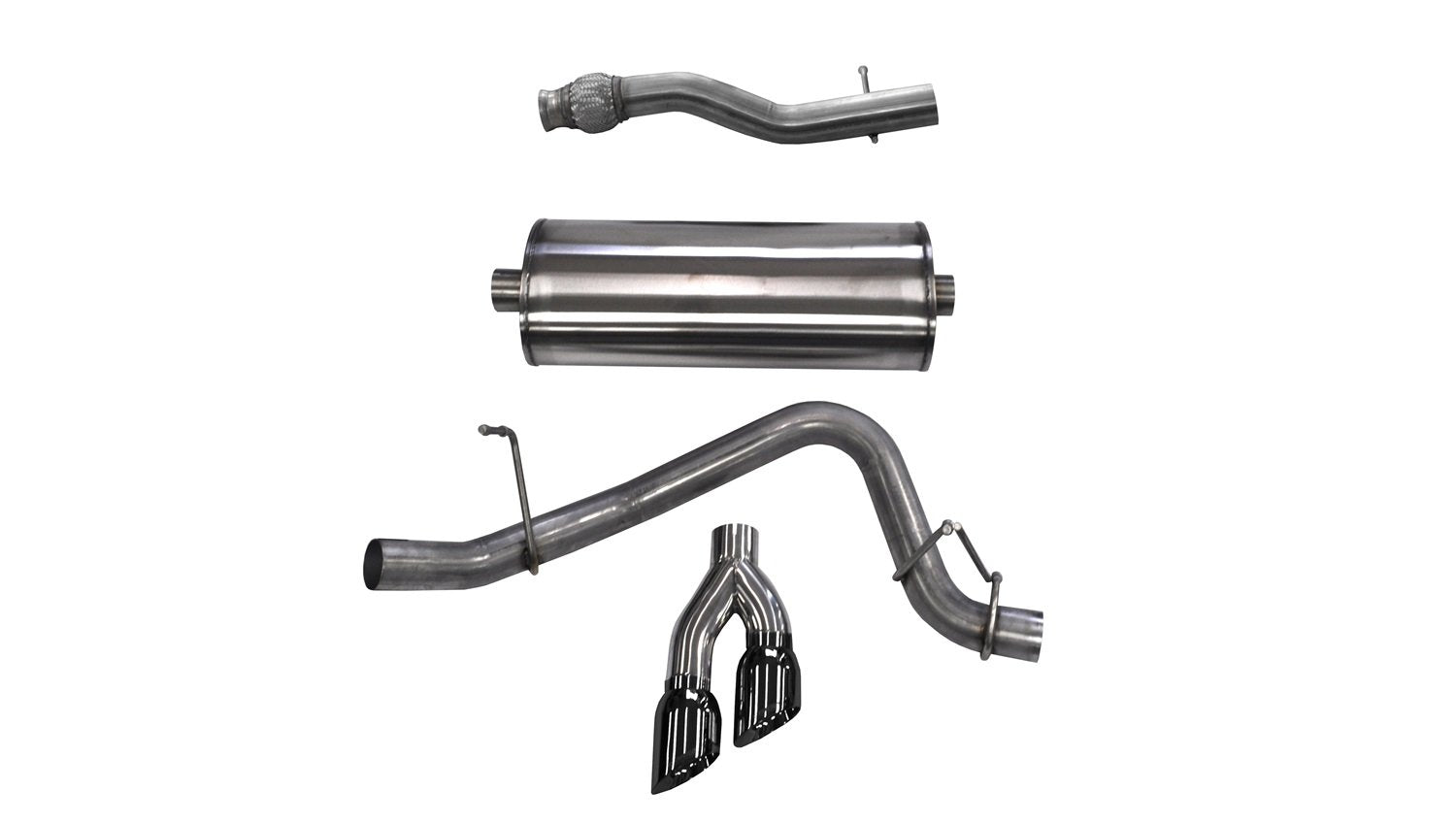 Cat Back Exhaust Corsa 14748BLK with Black Tip (Chevrolet Suburban)